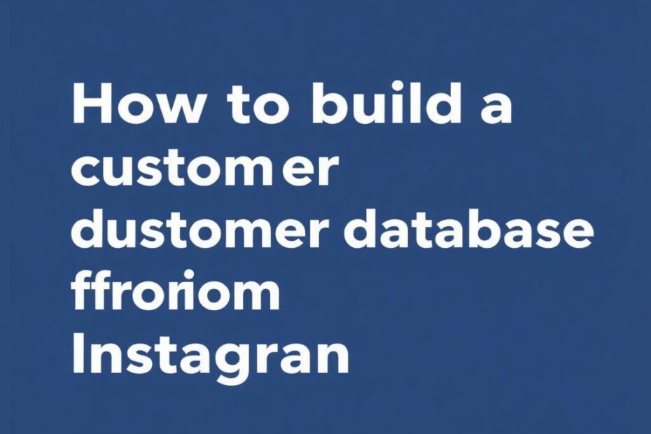 От подписчика к клиенту: пошаговый план по сбору базы из Instagram